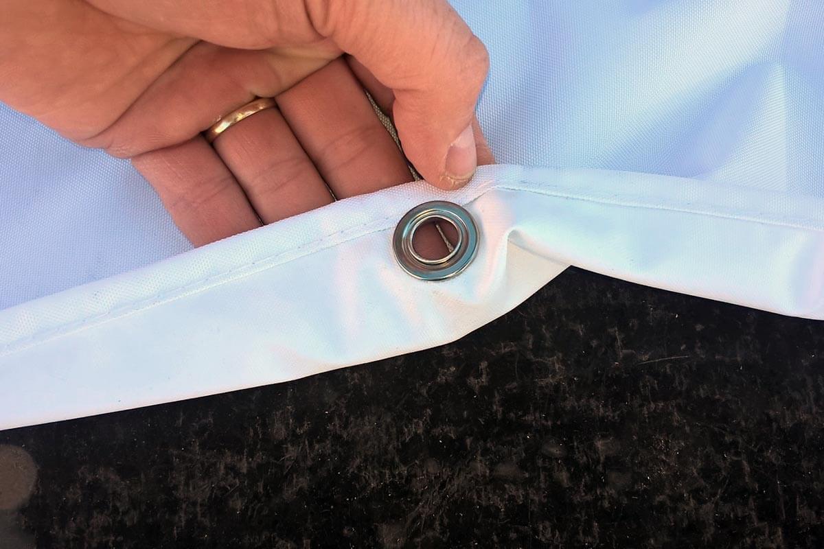Locating Eyelets On Mesh