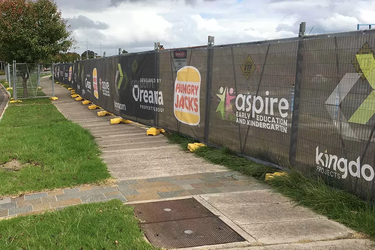 Custom Breezemax Fence Banner